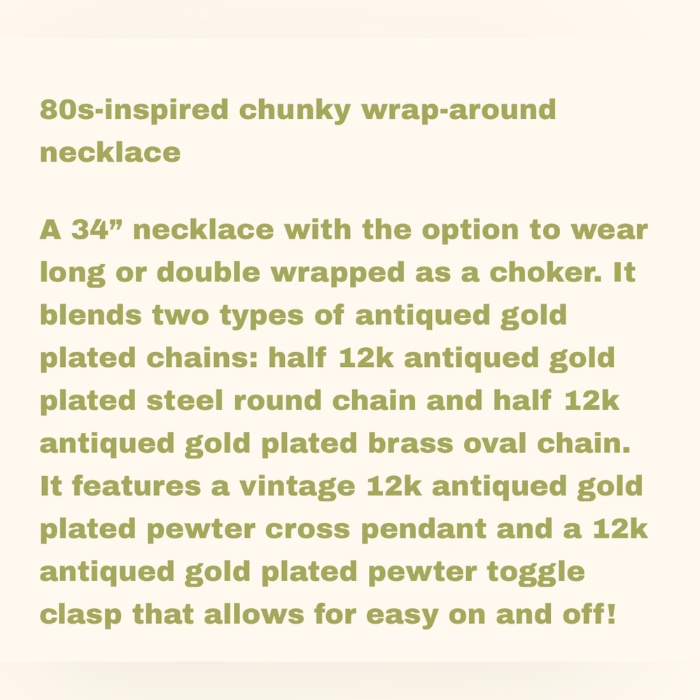 SC Collection Cross Necklace “Madonna Necklace” - Picture 2 of 3